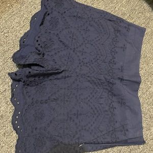Navy blue Loft Outlet short
